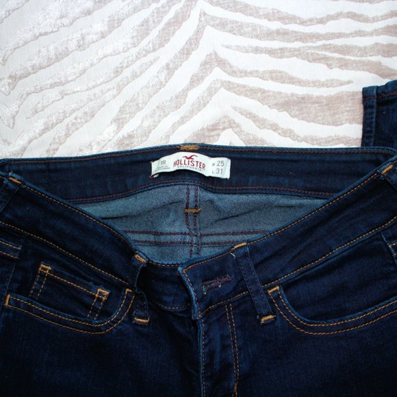 Hollister Skinny Jeans | Dark Blue Jeans - Picture 4 of 4